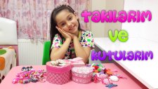 Yeni Takı Kutularıma Hediye Gelen Takılarımı Yerleştiriyorum