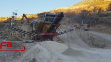 FABO Mobil Bazalt ( Sert Taş ) Kırma Eleme Tesisi +90 532 565 4975