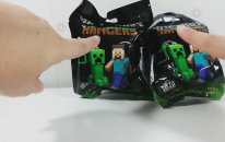 3 Minecraft Hangers Sürpriz Paketi Açma | Minecraft Toys Opening |