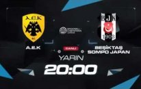 Fıba Şampiyonlar Ligi A Spor’da! A.e.k - Beşiktaş Sompo Japan 01 Kasım Salı 20.00'de A Spor'da!