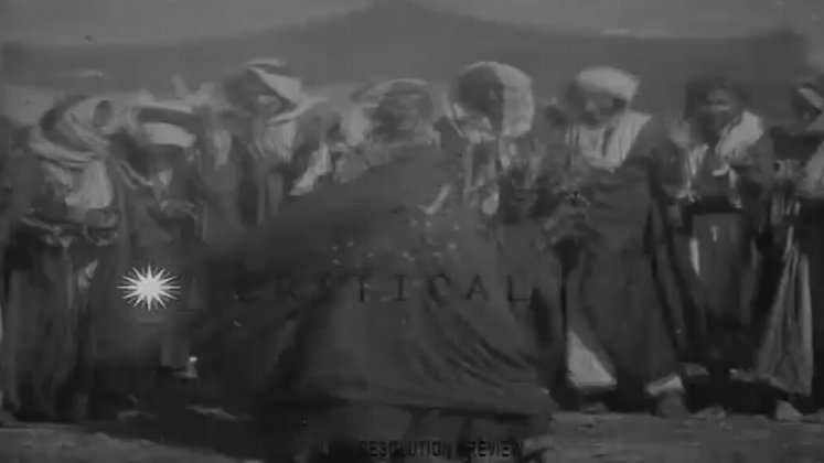 1914 Yılında Filistinli Gencin Kılıç Dansı (Çal Keke Çal)
