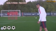 PSG'nin Arjantinli yıldızı Angel Di Maria'dan frikik şov