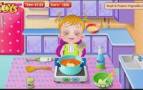 Baby Hazel Games - Bebek Hazel Süpermerkette Ve Yemek Yapıyor! Baby Hazel İn The Kitchen!