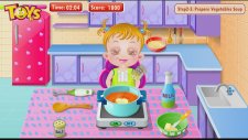 Baby Hazel Games - Bebek Hazel Süpermerkette Ve Yemek Yapıyor! Baby Hazel İn The Kitchen!