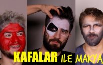 Kafalar İle Cadılar Bayramı Makyajı - Cilt Bakımı