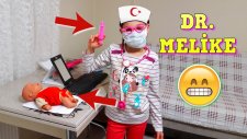 Dr. Melike Ve Hastası Küçük Bebek Düşüp Yaralanmış | Çok Komik Evcilik Oynu