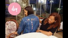 DIY | Annem İle Gulmekten Kot Ceket Tasarlayamadık :D | Beliz Şen