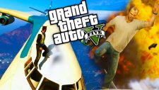 Gta 5 Online - Uçak Üstünde Durmak (Full Eğlence)