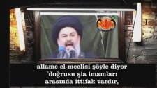 İRAN CUMHURİYETİ KAFİR BİR DEVLETTİR MÜŞRİK MOLLALAR Şİ-A İMAMLARINI RESULLERDEN ÜSTÜN TUTARLAR
