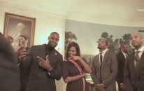 Cleveland Cavaliers'lı Oyuncular Michelle Obama ile Mannequin Challenge Denedi
