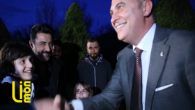 Beşiktaş Başkanı Fikret Orman Poyraz Karayel Setini Ziyaret Etti!