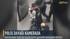 Kimlik Soran Güvenlik Görevlisini Döven Sivil Polisler