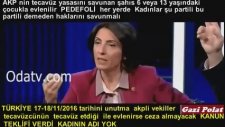 TECAVÜZ YASASI DEYİP ASLINDA TAM TERSİ ZİNAYI MEŞRU GÖSTERMEK İSTİYOR CHP KEMALİST LAİK ZİHNİYET