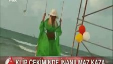 Seda Üren'in Klip Çekerken Kaza Geçirmesi