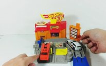 Hot Wheels Pizza Oyun Parkuru | Poppin Pizza Set Speedy Pizza | Araba Oyunları