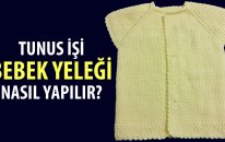 Tunus İşi Bebek Yeleği Nasıl Yapılır? Örgü Modelleri Yapılışı Türkçe, Çocuk Yelekleri Modelleri