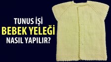 Tunus İşi Bebek Yeleği Nasıl Yapılır? Örgü Modelleri Yapılışı Türkçe, Çocuk Yelekleri Modelleri
