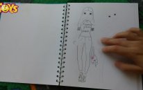 Yeni - Top Model Tasarım Ve Fashion Çıkartma Kitapları! Güzel Kız Çıkartma Ve Tasarım Kitabı!