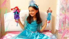 Elsa Melike Tek Başına 2 Tane Büyük Princess Bebeği Açıyor Elsa & Anna
