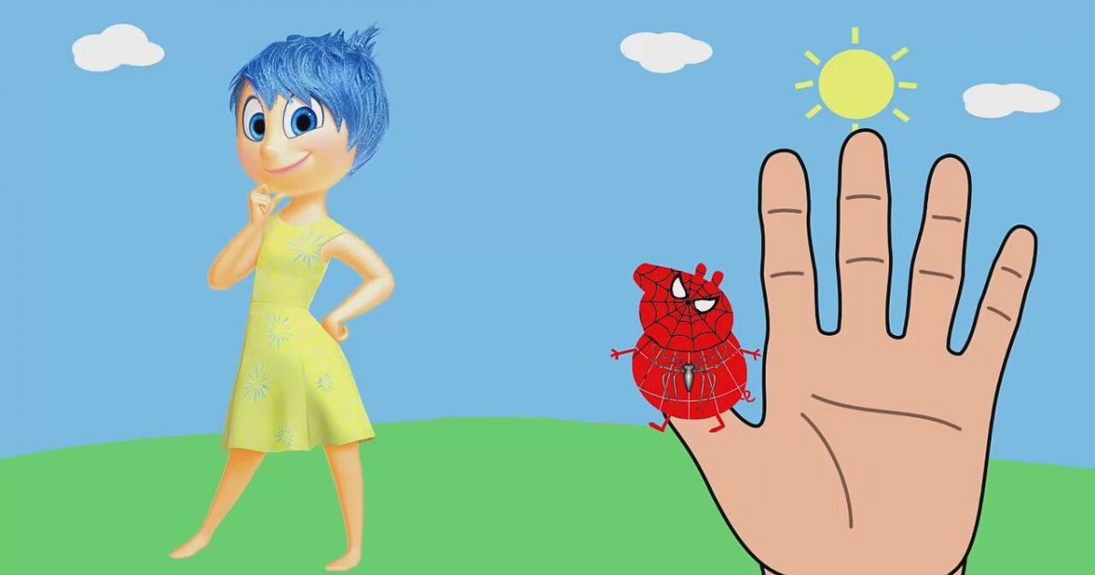 Finger Family Songs | Kids Songs #Peppa pig spiderman #Gummy bear #inside  out #oddbods #mickey mouse | İ