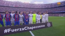 El Clasico'da Chapecoense İçin Saygı Duruşu