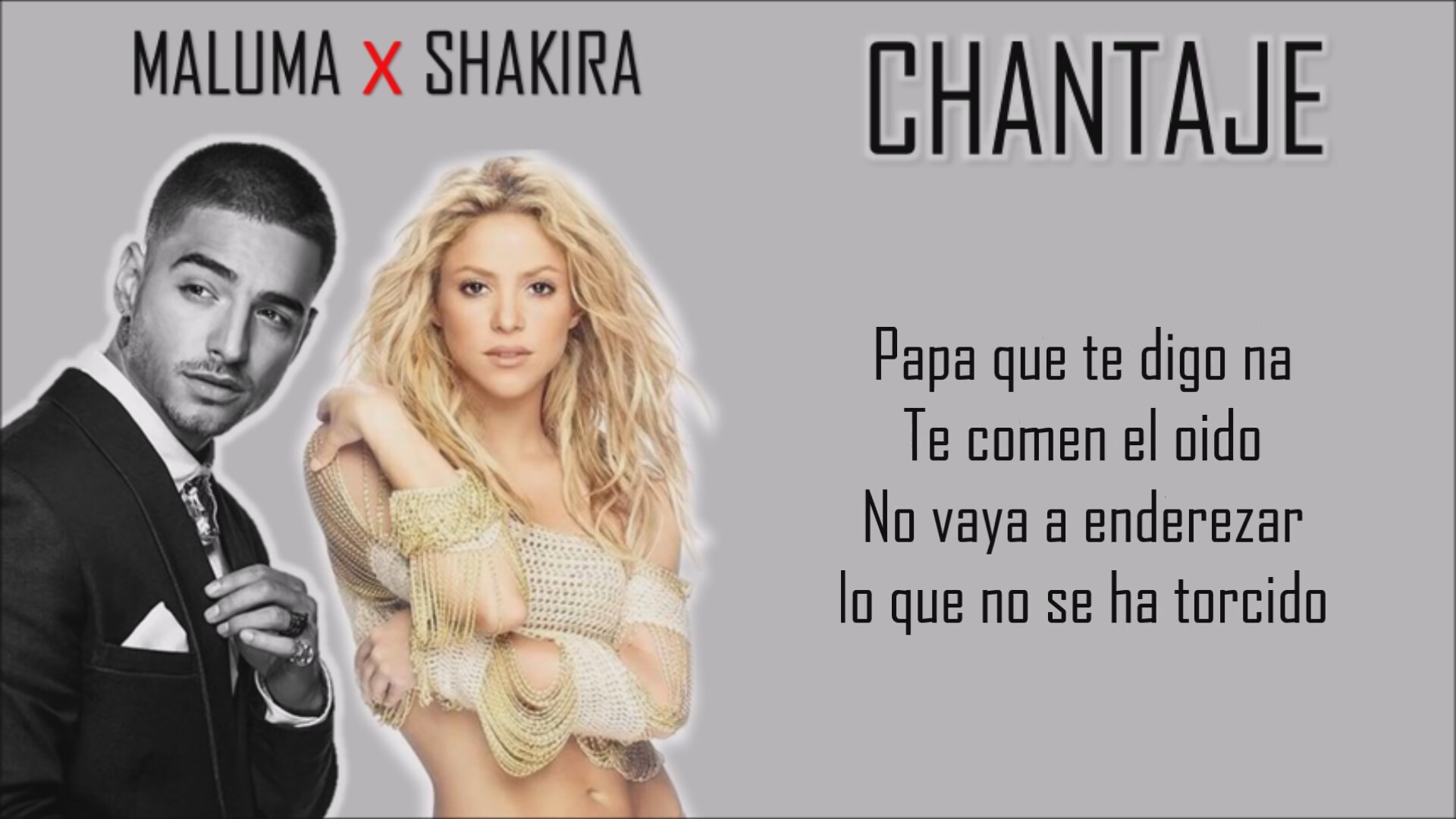 Shakira Maluma Chantaje Lyrics Izlesene Com