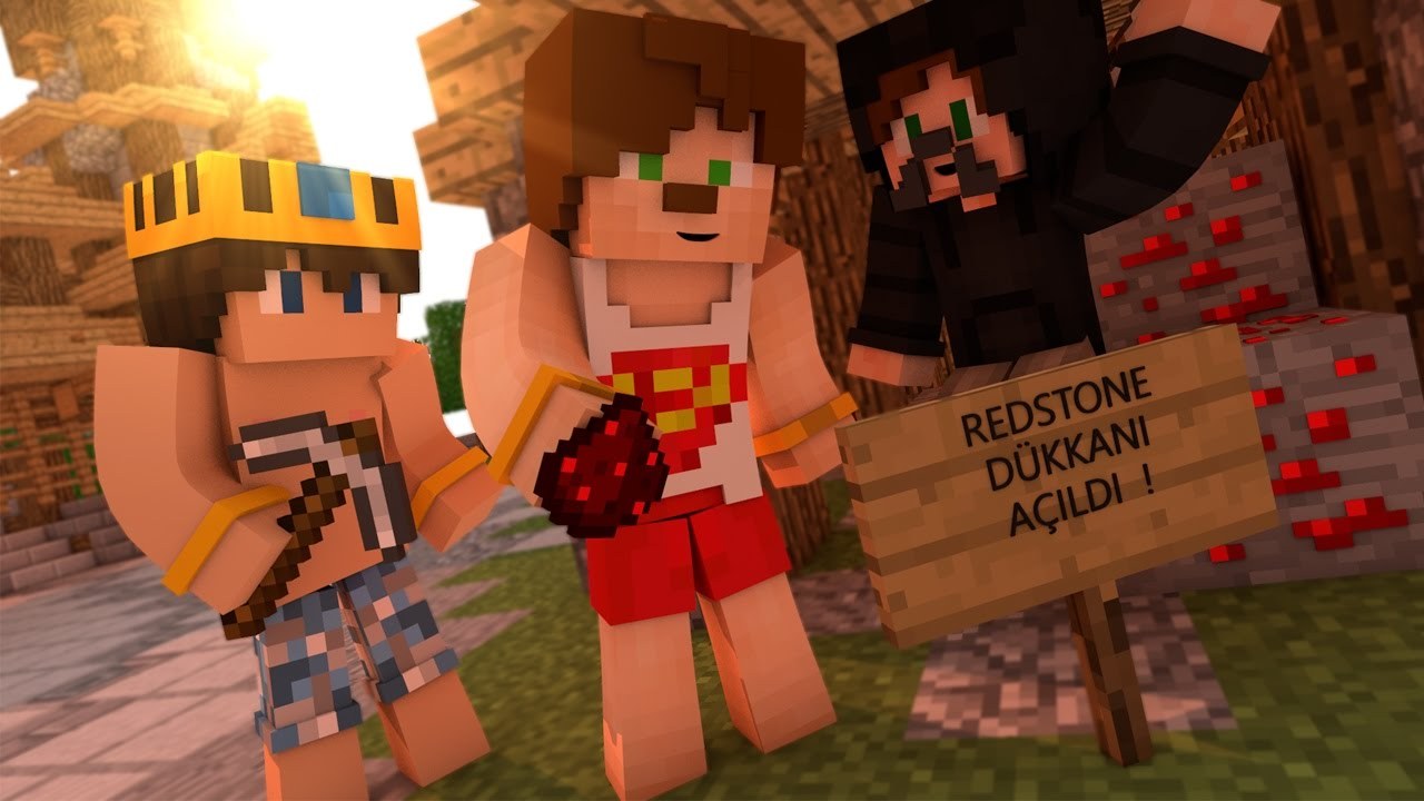 Redstone Shop Yaptık! #2 Bonboncraft !  İzlesene.com