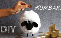Rulokat Kabından Kumbara/ Dıy Pıggy Bank