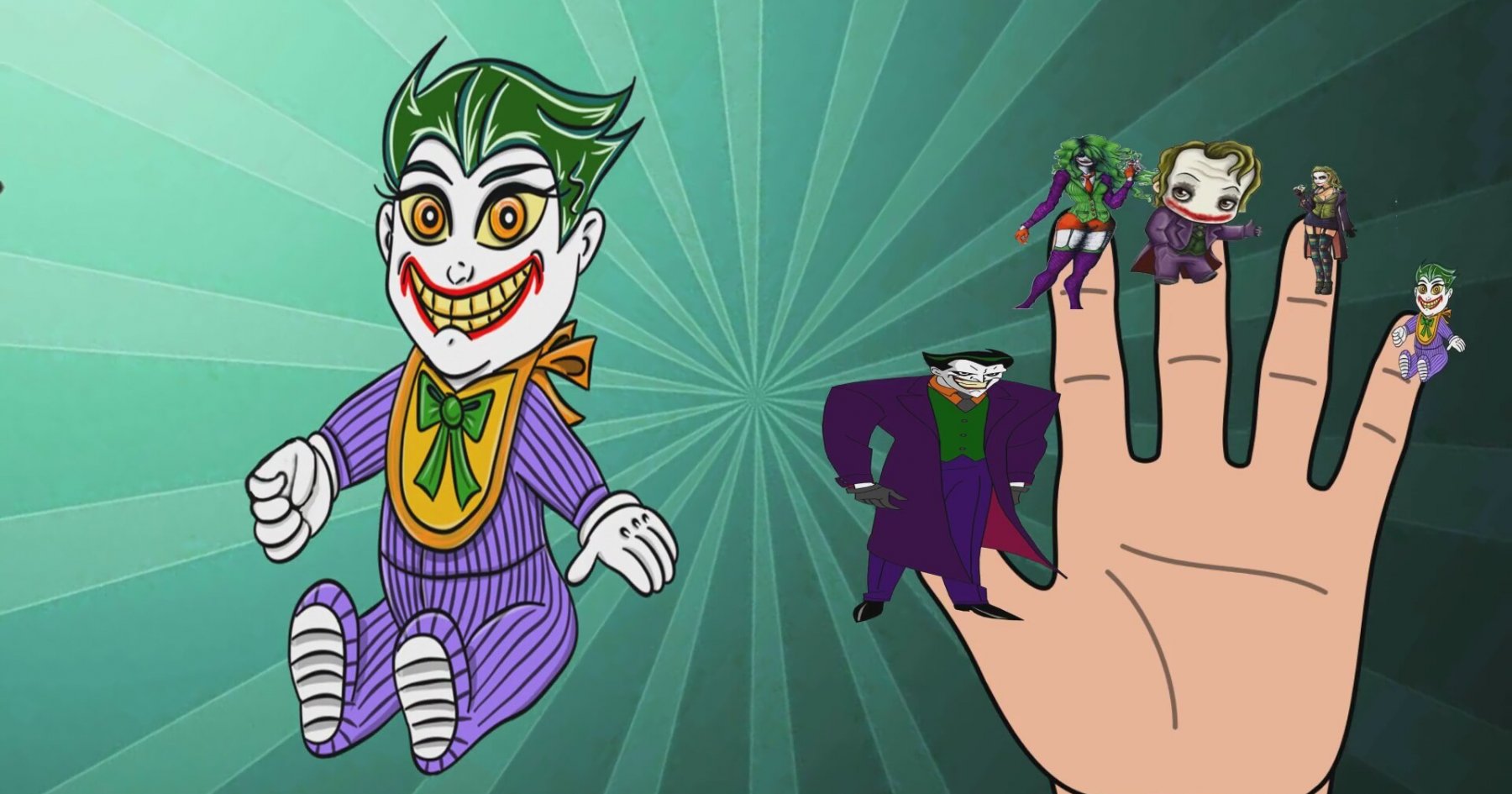 Finger Family Joker Finger family Nursery Rhymes for Children