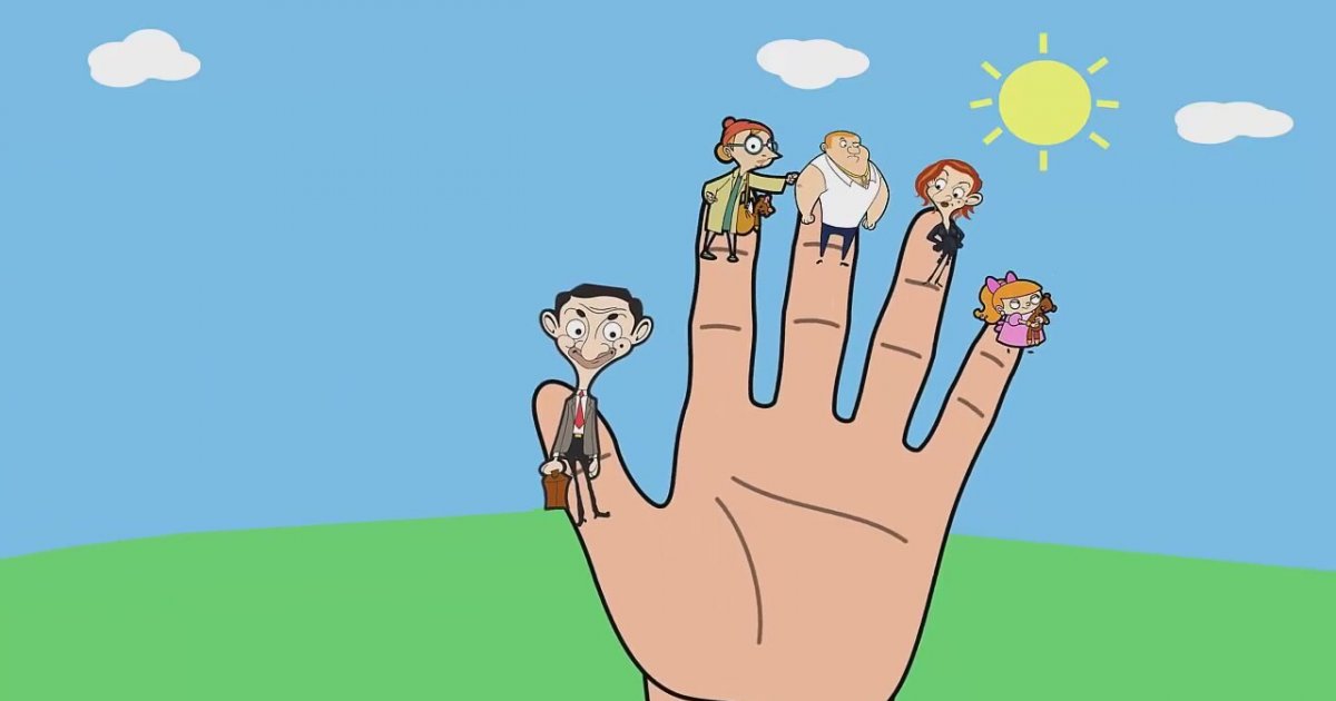 Mr Bean Finger Family Nursery Song Mr Bean Fınger Famıly Rhymes
