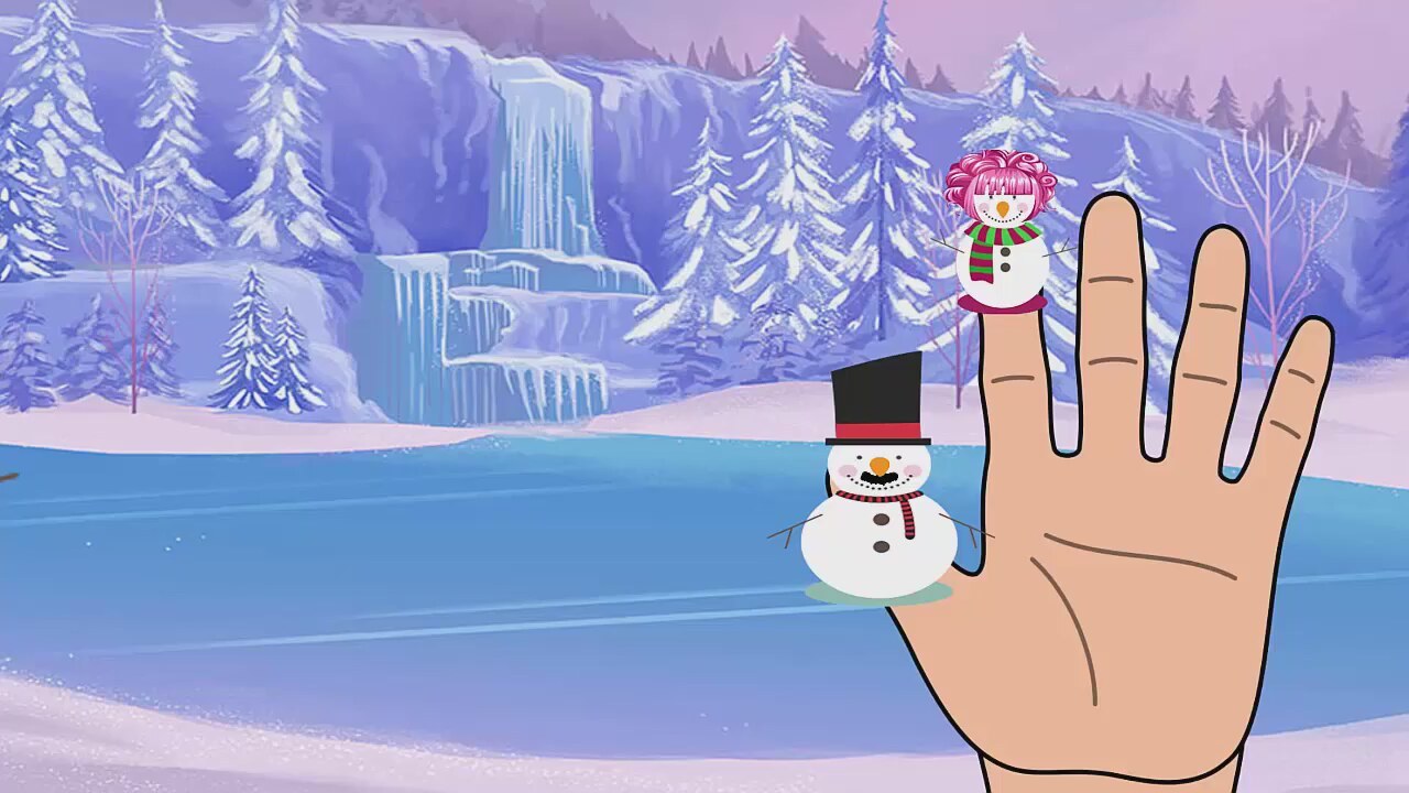 Snowman Finger Family | Nursery Rhymes Farmees | Kids Rhymes | Baby Songs |  İ