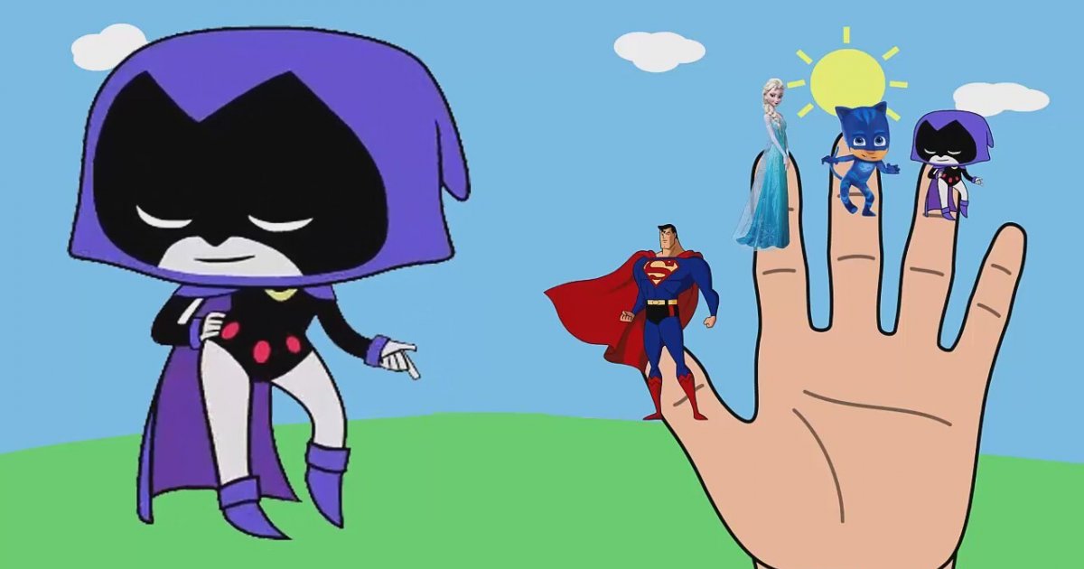 Superheroes Finger Family Song | Superman, Batman, Spiderman, Hulk, Part #4  | İ