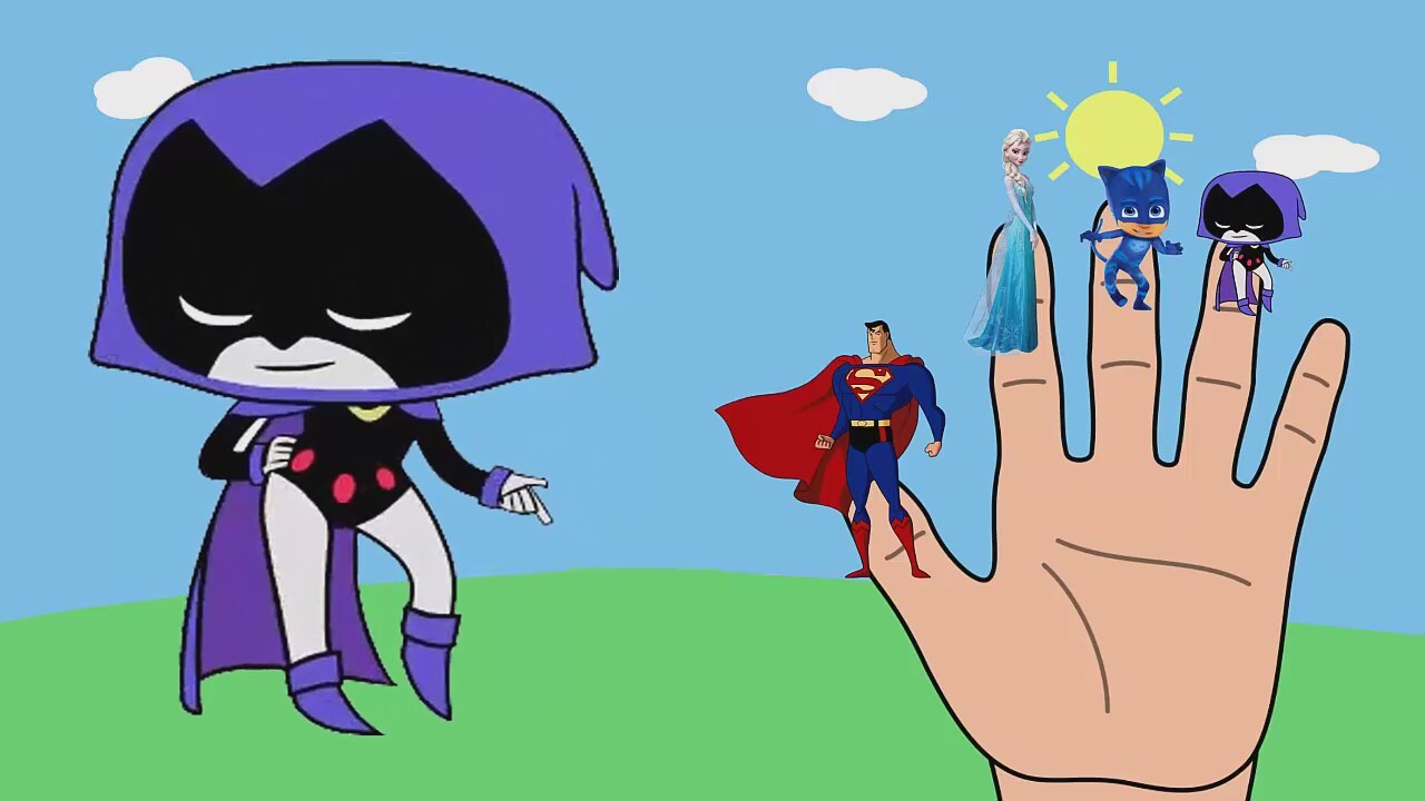 Superheroes Finger Family Song | Superman, Batman, Spiderman, Hulk, Part #4  | İ
