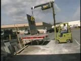 fork lift şaha kalktı