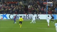 Rakitic'in Hercules'e penaltıdan attığı gol
