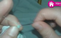 Tığ İle Yıldız Çiçekli Yazma Oyası Yapılışı Videolu Anlatım
