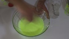 Fosforlu slime nasıl yapılır. DIY neon slime