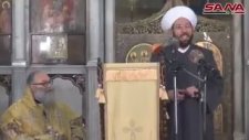 KAFİR BEŞŞAR F ESADIN DİNSİZ MÜFTÜSÜ YILBAŞI KUTLAMALARINA NOELE KİLİSEDEKİ AYİNE KATILDI İMANSIZLAR