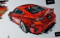 Rocket Bunny Lexus RC350 | Car Drawing