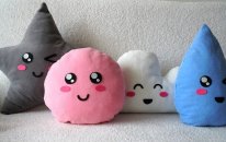 Dikişsiz Kawaii Yastık / DIY