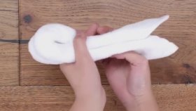 Küçük Havlulardan Tavşan Yapımı