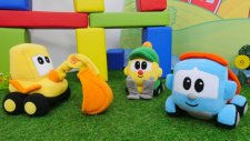 Çocuklar için video-Leo Junior oyun alanı yapıyor. Eğienceli oyunlar.