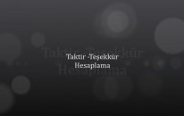 E-okul üzerinden Taktir Teşekkür Hesaplama