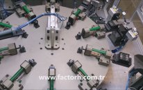 Factorh Otomasyon Yelken Üst Kanat Menteşe Montaj Makinesi