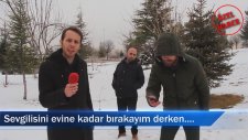 Sevgilisini Evine Bırakırken Donan Genç