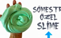 Sömestr Tatili özel SLime Metalik Yeşil Harika Köpüklü Slime Yapımı
