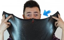 Simsiyah Pofuduk Slime Nasıl Yapılır Kara Slime Yapımı