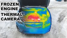 Termal Kamera ile 0 Derecede Çalıştırılan Araç Motorunun Artan Sıcaklığı!
