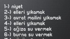 Gusül Abdesti Nasıl Alınır Ayrıntılı