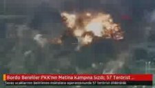 Bordo Bereliler Pkk'nın Metina Kampına Sızdı 57 Terörist Öldürüldü